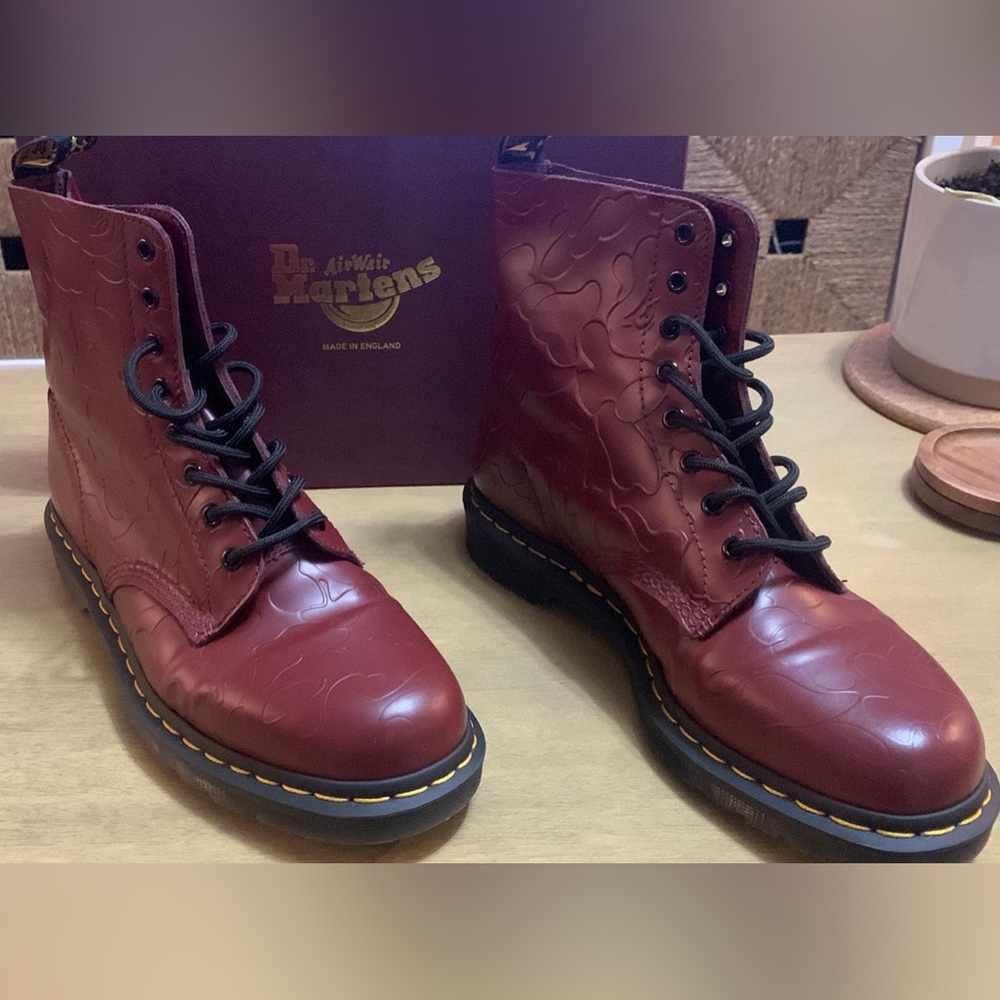 Doc Martens x Bape Bathing Ape oxblood — US 11 Men